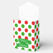 Christmas Large Polka Dot Pattern Gefallen Box Geschenkschachtel (Geöffnet)