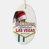 Christmas Las Vegas Sign Keramik Ornament (Rechts)