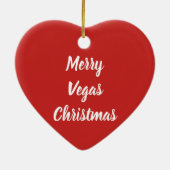 Christmas Las Vegas Sign Keramik Ornament (Hinten)