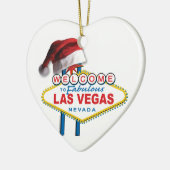 Christmas Las Vegas Sign Keramik Ornament (Links)
