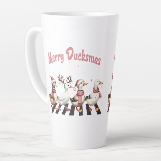 Christmas Latte Tasse Merry Ducksmas (Linke Ecke)
