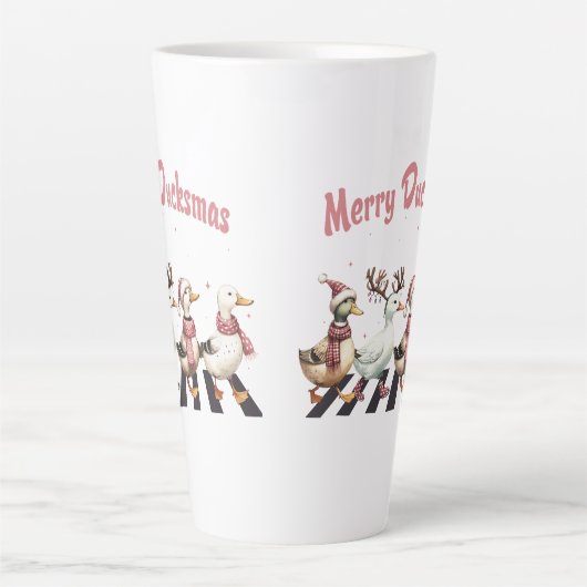 Christmas Latte Tasse Merry Ducksmas (Vorderseite)