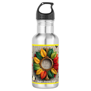 "Christmas Leafy Delight" Edelstahlflasche