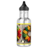 "Christmas Leafy Delight" Edelstahlflasche (Rechts)