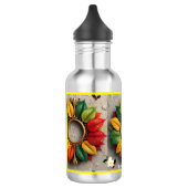 "Christmas Leafy Delight" Edelstahlflasche (Links)