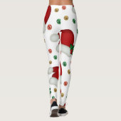 Christmas Leggings – Festive Holiday Pattern (Rückseite)