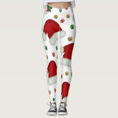 Christmas Leggings – Festive Holiday Pattern (Vorderseite)