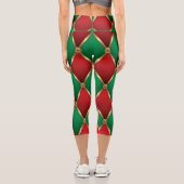 Christmas Leggings – Festive Holiday Pattern (Rückseite)