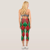 Christmas Leggings – Festive Holiday Pattern (Rückseite)