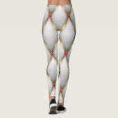 Christmas Leggings – Festive Holiday Pattern  (Rückseite)