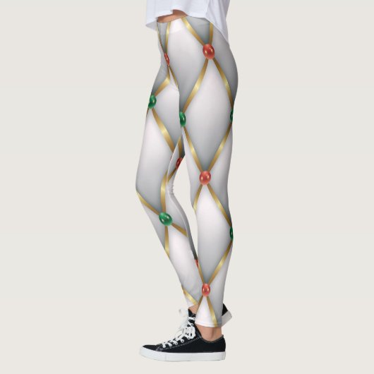 Christmas Leggings – Festive Holiday Pattern  (Links)