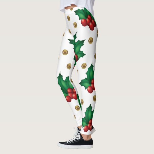 Christmas Leggings – Festive Holiday Pattern (Links)