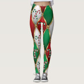 Christmas Leggings – Festive Holiday Pattern (Vorderseite)