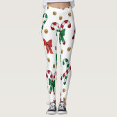 Christmas Leggings – Festive Holiday Pattern (Vorderseite)