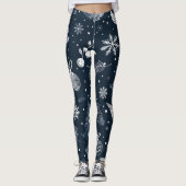 Christmas Leggings – Festive Holiday Pattern (Vorderseite)