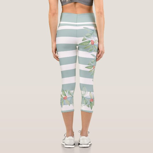 Christmas Leggings Green Holly (Rückseite)