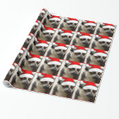 Christmas Lemur Geschenkpapier (Ungerollt)