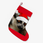 Christmas Lemur Kleiner Weihnachtsstrumpf (Vorderansicht (hängend))