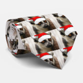Christmas Lemur Krawatte (Gerollt)