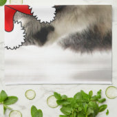 Christmas Lemur Küchentuch (Gefaltet)