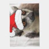 Christmas Lemur Küchentuch (Vertikal)
