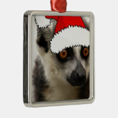 Christmas Lemur Ornament Aus Metall (Rechts)