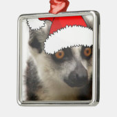 Christmas Lemur Ornament Aus Metall (Links)
