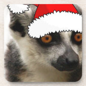 Christmas Lemur Untersetzer (Vorderseite)