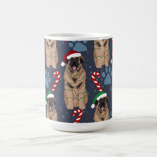 Christmas Leonberger Kaffeetasse (Mittel)