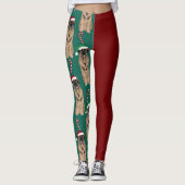 Christmas Leonberger Leggings (Vorderseite)