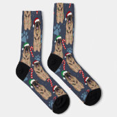 Christmas Leonberger Socken (Rechts)