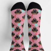 Christmas Leonberger Socken (Oben)