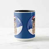 Christmas Leonberger Tasse (Zentrum)