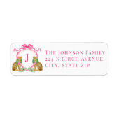 Christmas Leopard Wreath Monogram (Vorne)