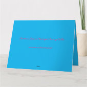 Christmas Lesbian Flamingos Flamingo Belles Custom Karte (Rückseite)