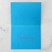 Christmas Lesbian Flamingos Flamingo Belles Custom Karte (Innenseite)