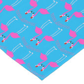 Christmas Lesbian Flamingos Flamingo Belles Kurzer Tischläufer (Ecke)