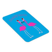 Christmas Lesbian Flamingos Flamingo Belles Magnet (Rechte Seite)