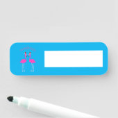 Christmas Lesbian Flamingos Flamingo Belles Namensschild (Beispiel)