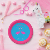 Christmas Lesbian Flamingos Flamingo Belles Pappteller (Party)