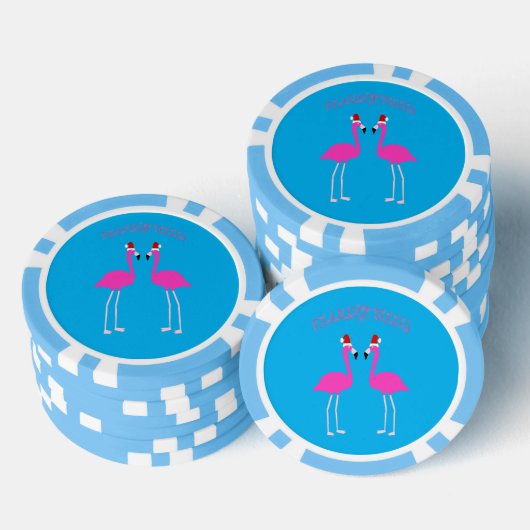 Christmas Lesbian Flamingos Flamingo Belles Pokerchips (Stapel)