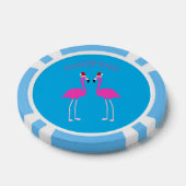 Christmas Lesbian Flamingos Flamingo Belles Pokerchips (Einzeln)