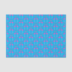 Christmas Lesbian Flamingos Flamingo Belles Seidenpapier