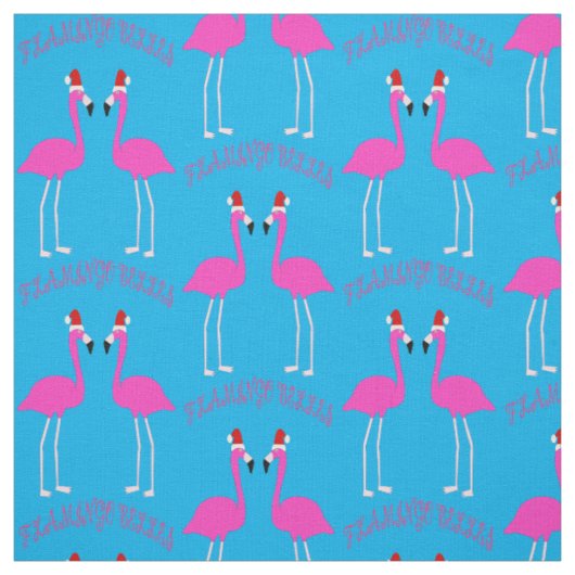 Christmas Lesbian Flamingos Flamingo Belles Stoff (Muster)