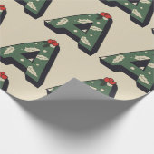 Christmas letter A Christmas Geschenkpapier (Ecke)