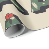 Christmas letter A Christmas Geschenkpapier (Rolleneckpunkt)