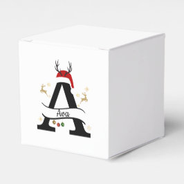 Christmas Letter A Initial – Festive Holiday Desig Geschenkschachtel