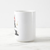 Christmas Letter A Initial – Festive Holiday Desig Kaffeetasse (Mittel)