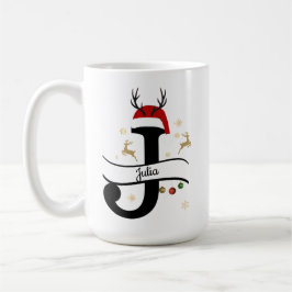 Christmas Letter J Alphabet  Kaffeetasse