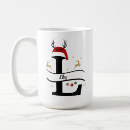 Christmas Letter L Alphabet  Kaffeetasse